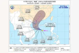 中央气象台发布台风蓝色预警：“蝴蝶”或登陆两次图片