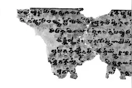 舍身饲虎本生——一个在吐火罗语中新发现的文本图片