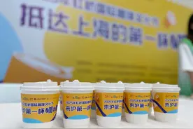 “抵沪第一杯咖啡”送进虹桥机场到达层，刚下飞机就能免费喝图片