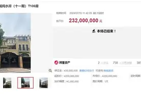 约50万元/平方米，深圳2.32亿元最贵法拍房成交，原房主系退市公司董事长妻子图片