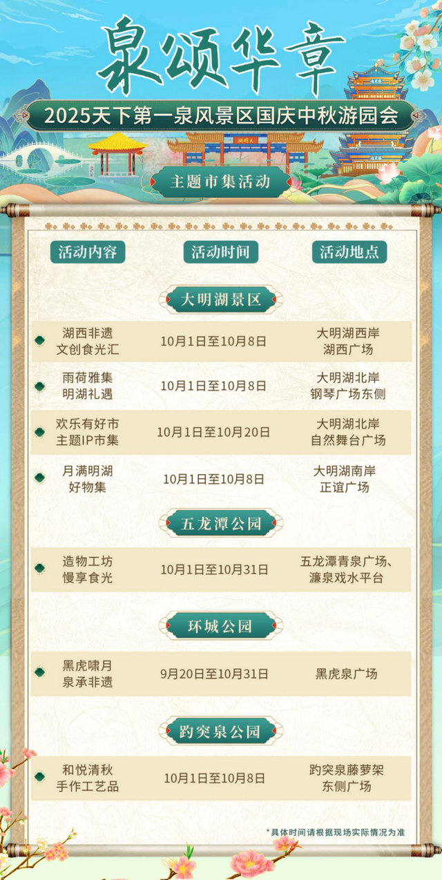 精彩连连！济南天下第一泉四大园区联动，开启精彩游园会