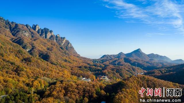 河南洛阳：白云山秋景如画