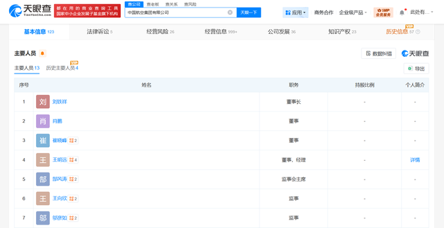中国航空集团换帅完成工商变更 刘铁祥任中国航空集团董事长