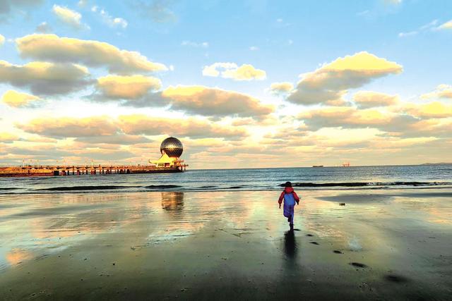 初冬的黄海游乐城