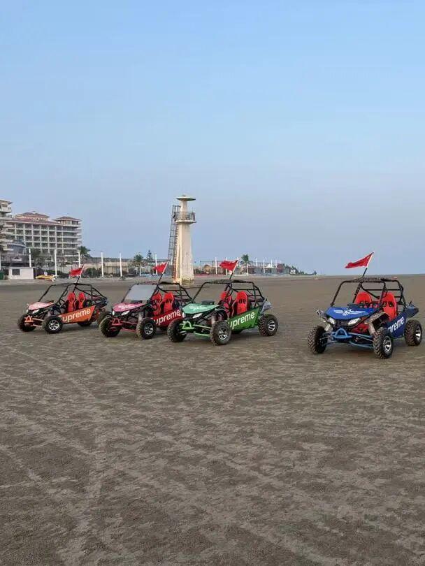 “暖冬遇见防城港”白浪滩景区沙滩车免费趣味体验活动为马拉松奔跑点燃激情！！！