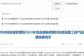 厦门市市场监管局抽查食品接触用塑料包装容器工具产品167批次  不合格3批次图片