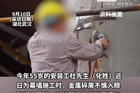 金属碎屑“飞”入男子眼险失明，医生巧取“不速之客”图片