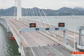 跨过深圳湾 测试深港马图片