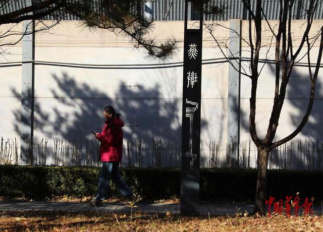 北京中轴线旁的初冬