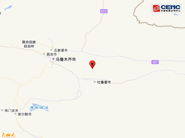 新疆吐鲁番市高昌区发生3.0级地震