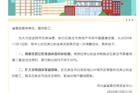 事关购房，石家庄最新通知：明起调整图片