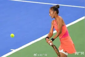 郑钦文惜败萨巴伦卡图片