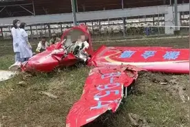 一飞机坠落，1死1伤！已不是第一次图片