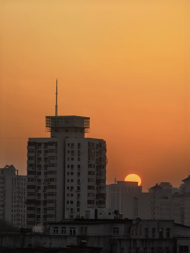 夕阳如画点缀京城！点击收藏腊八节里的冬日美景
