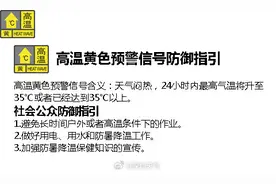 深圳市发布高温黄色预警信号图片