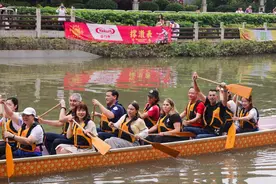 以舟会友·划向世界，广州国际龙舟邀请赛推广活动走进猎德村图片