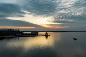 当古文经典照进现实 来峡山邂逅一场绝美霞光图片