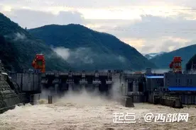 陕西引汉济渭黄金峡水电站发电突破1亿度图片
