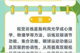 视觉训练可以改善近视吗？这点要注意图片