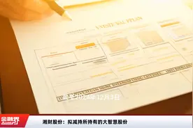 湘财股份：拟减持所持有的大智慧股份视频封面