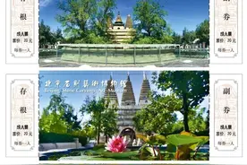 北京石刻艺术博物馆冬季门票发售，游客赶来集齐四季景致图片
