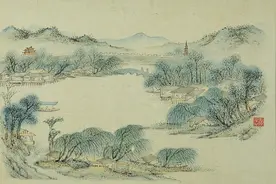 “初看江南第一州”；看历代书画中的金陵景观图片