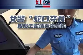 “119吗？我是110！我的‘嫌疑蛇’快被吃了”图片