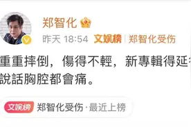 “说话胸腔都会痛！”知名歌手突发意外，专家：跌倒已成为老人受伤死亡的首要原因图片