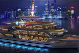 东方明珠塔今迎第一亿位游客，“中国广电5G·上海之星”号游船启航图片