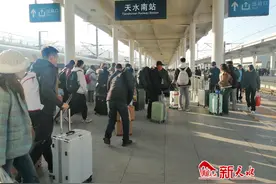 新天水-1月10日铁路调图后 天水南站新增2对动车图片