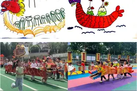 端午是什么颜色的？历城区钢城第二幼儿园萌娃多彩绘端午图片