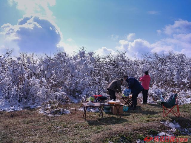 图说 | 赴西晃山之约，看雾凇云海共舞