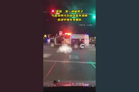 美媒：美一裸体男子与警察搏斗后劫走警车逃离，追逐中撞车受重伤图片