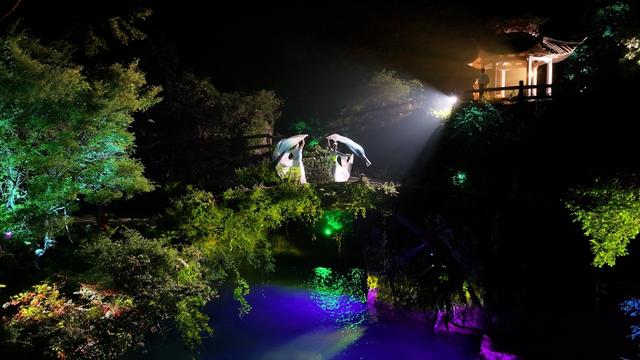 从“月下观山”到“光影入画” 雁荡山灵峰夜游全面升级