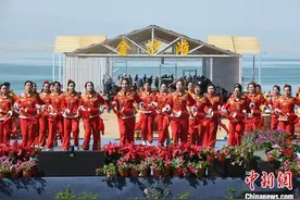 “新疆西海岸”和硕金沙滩景区“提档升级”后开园试营业图片