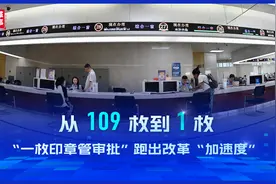 改革故事｜从109枚到1枚——“一枚印章管审批”跑出改革“加速度”图片