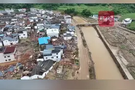 “从没见过发这么大的水”，洪水冲击下的广东梅州客家古村图片