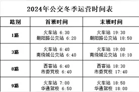 注意！沧州公交运营时间将调整！图片