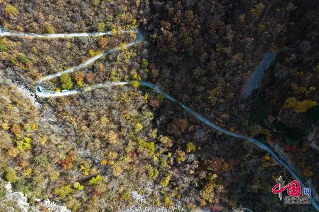 四川茂县松坪沟景区层林尽染 美景如画