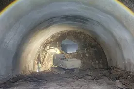 成达万高铁建设新进展！成营段最长隧道贯通图片