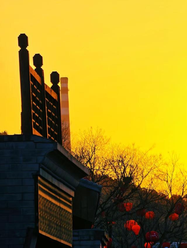 夕阳如画点缀京城！点击收藏腊八节里的冬日美景