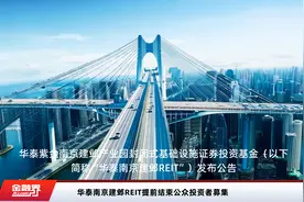 华泰南京建邺REIT提前结束公众投资者募集视频封面