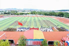又燃又飒！广州学子在花都展国防教育风采图片