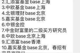 花100万买公募机构offer，内推还有央企国企？中介：1年成功百个图片