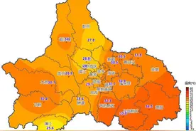 要降温了？四川高温预警降为黄色 成都等地退出40℃区域但高温仍在图片
