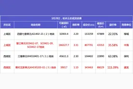 刚刚，杭州最贵地价诞生！8.8万元/㎡！图片