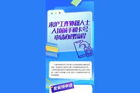来沪工作外籍人士入境前申请办理手机卡号便利措施及申请办理流程，一图读懂→图片
