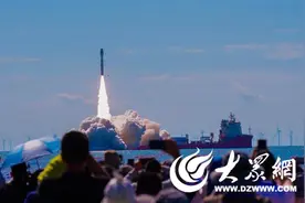 第十三次海上发射任务取得圆满成功！八颗卫星在海阳“拼车”上太空图片