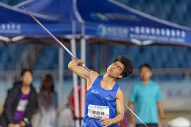 （体育）田径——全国田径大奖赛第五站：苏玲丹夺得女子标枪冠军图片