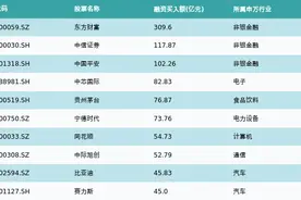 资金流向周报丨东方财富、中信证券、中国平安上周获融资资金买入排名前三，东方财富获买入超300亿元图片